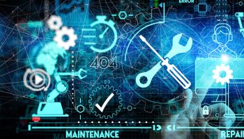 Hand touching Maintenance and repair about assistance and servicing of equipments.